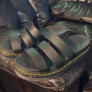 Dr. Martens Black Sandals strappy size 8